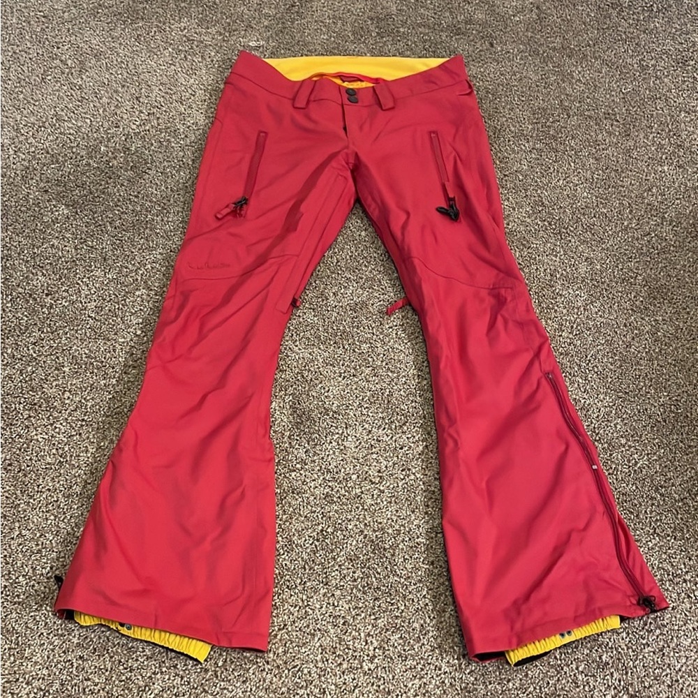 Burton Dry Ride XS Red snow pants